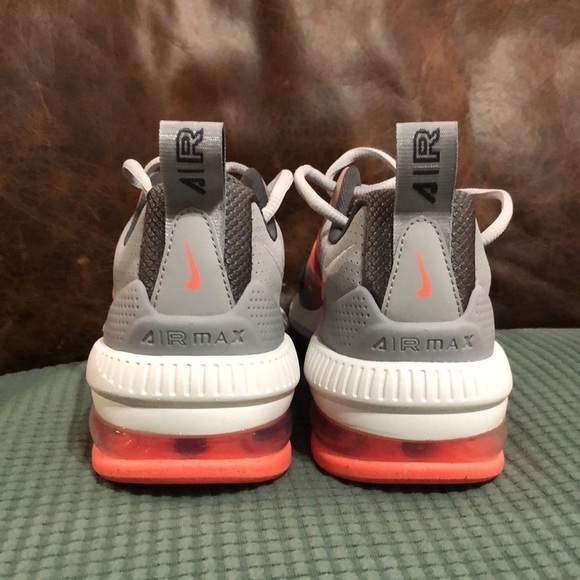 New Nike Air Max Genome Smoke Grey and Bright Mango Men Size 6.5 Women size 8 - Picture 7 of 10